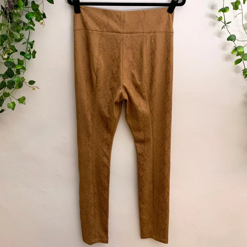 Good American She‎ Boss Skinny Snakeskin Pants Size Large - Picture 8 of 12
